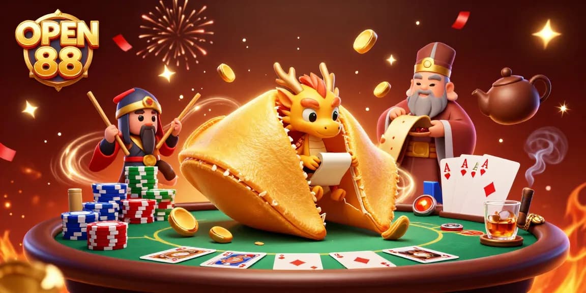 Immerse in the vibrant world of OPEN 88 casino with exciting poker action and rich game elements.
