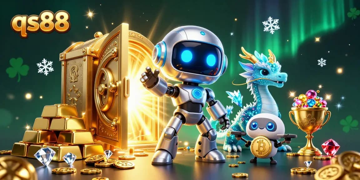 Win big with qs88 and enjoy a vibrant casino experience featuring futuristic characters and epic treasures.