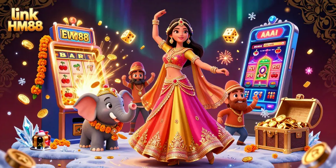 Engage with link HM88 for a vibrant casino experience featuring dynamic 3D illustrations.