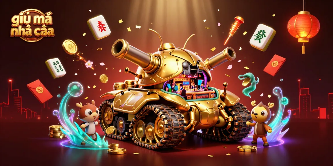 Experience the excitement of giải mã nhà cái with the golden beetle tank revealing a miniature casino adventure.