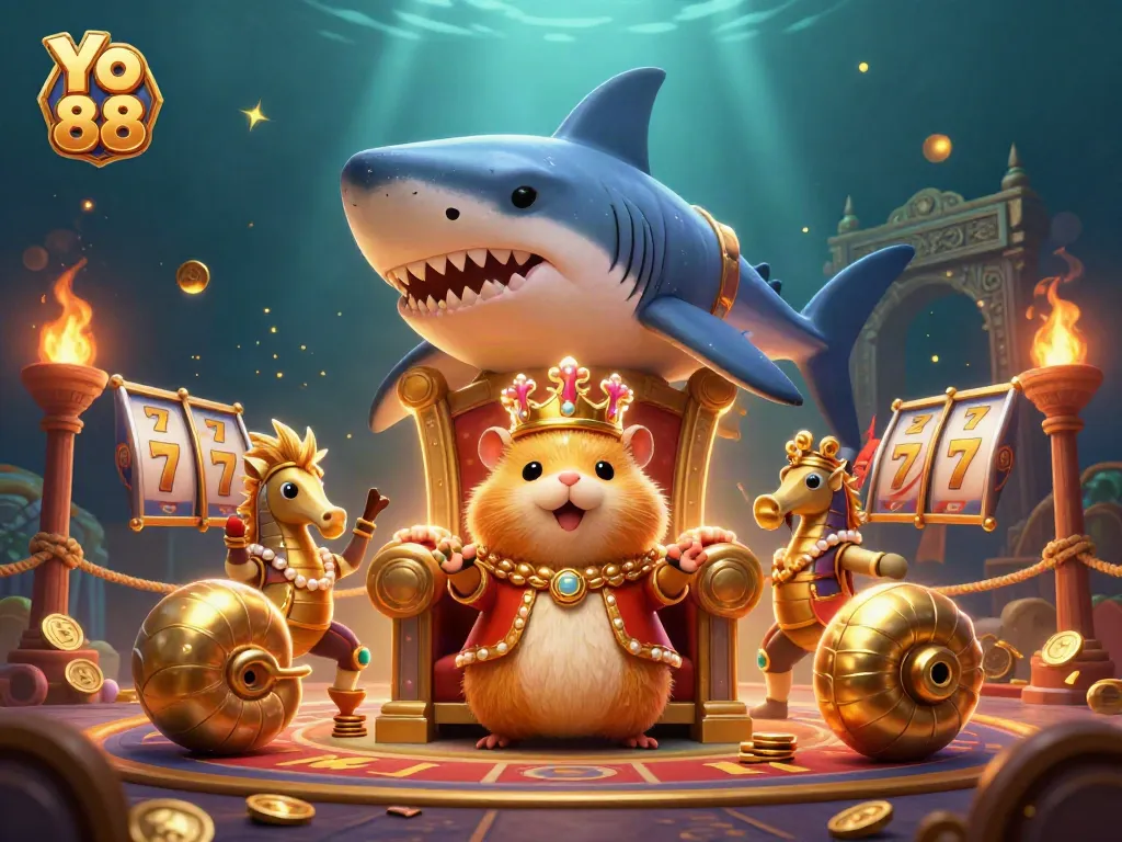 Experience thrilling gameplay with Yo 88, featuring vibrant slots and the fierce golden hamster king.