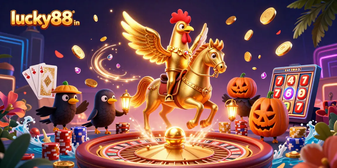 Experience the thrills at lucky88 in with dynamic gameplay, golden rooster, and immersive casino atmosphere.