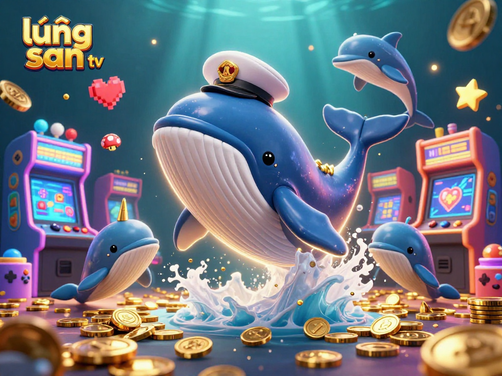Experience thrilling gaming adventures with lương sơn tv featuring lively whales and dolphins in a colorful casino world.