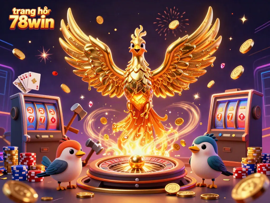 Experience excitement at trang chủ 78win with winning moments surrounded by golden coins and festive energy.