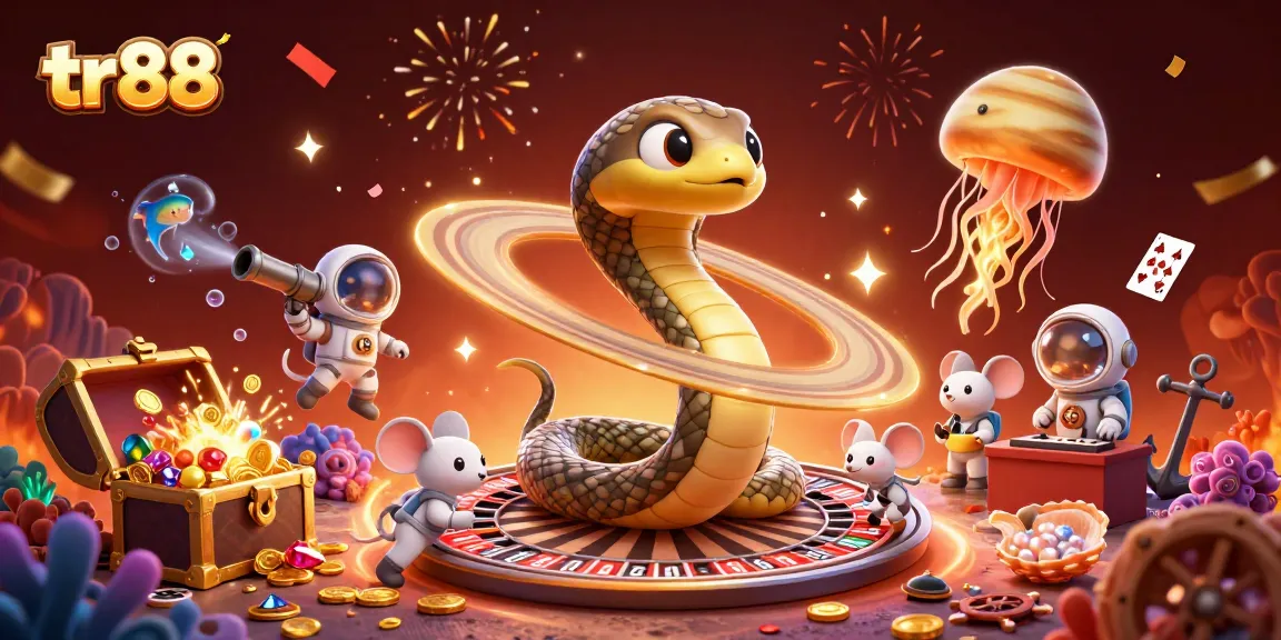 Spin the tr88 roulette wheel with thrilling cosmic elements and vibrant animations showcasing the excitement of online gaming.