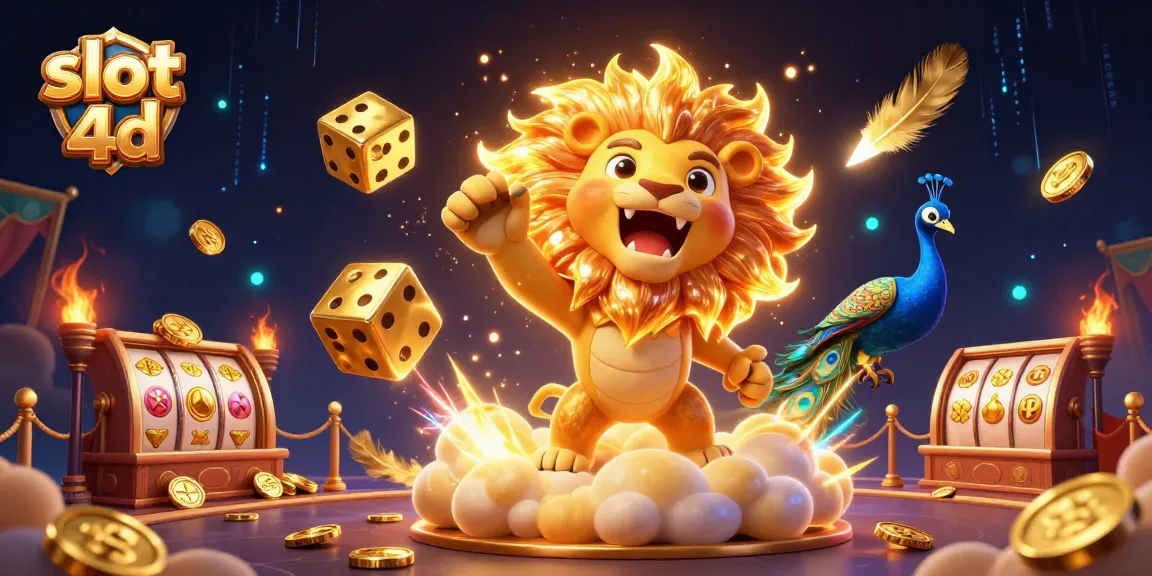 Experience the thrill of slot 4d with dynamic characters and rich casino elements in a vibrant 3D scene.
