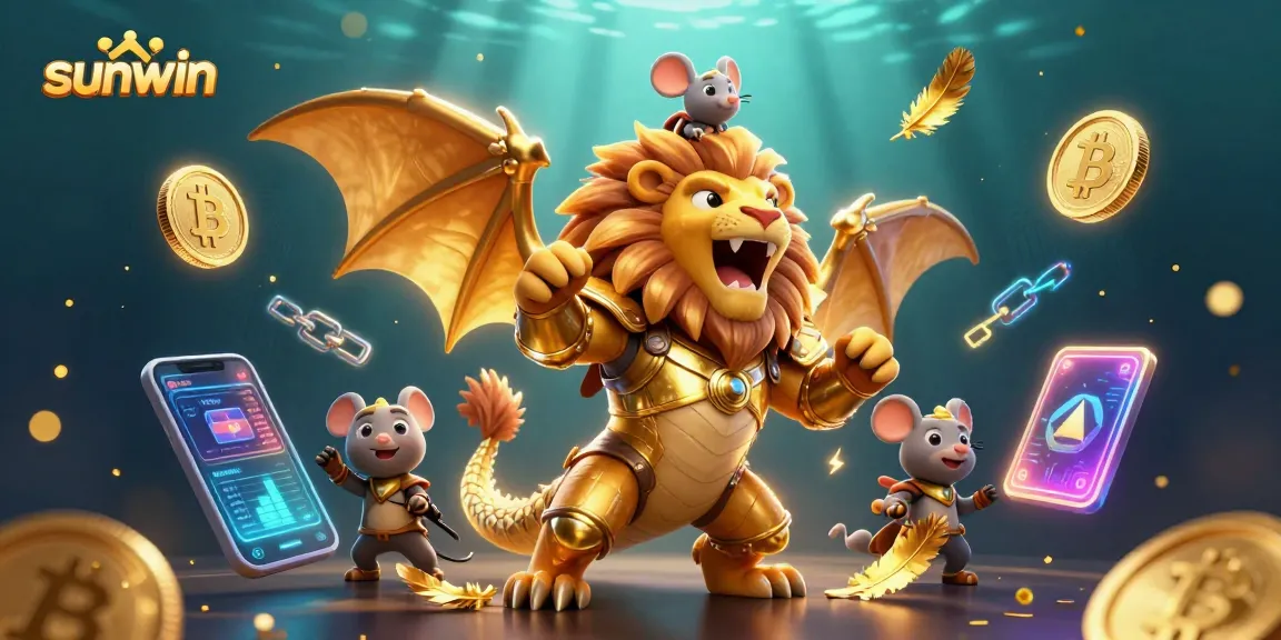 Engage with sunwin's vibrant gaming universe alongside a triumphant chimera and crypto treasures.