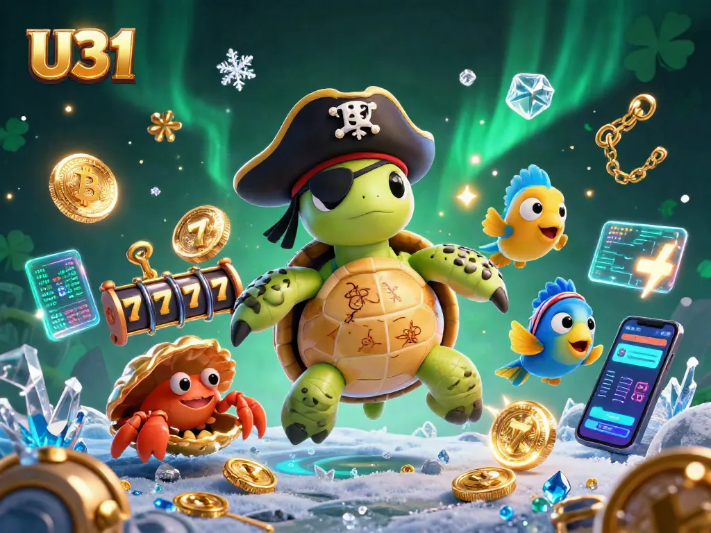 Spin slots with U31 for endless entertainment, featuring unique characters and vibrant elements.