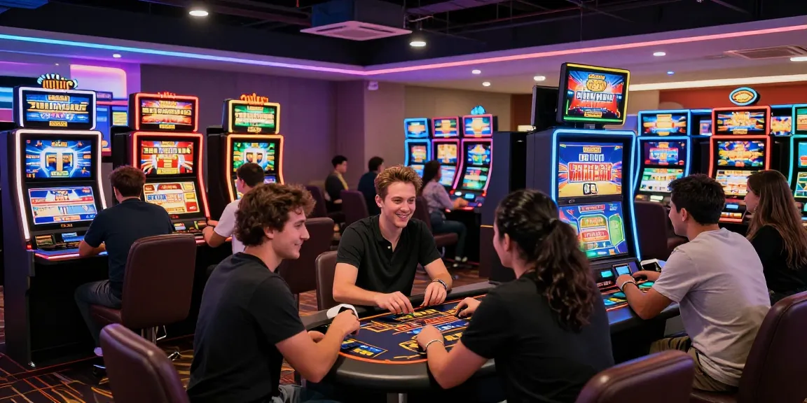 Players engaging in credit card casinos at https://eviz.org.uk, showcasing a vibrant gaming atmosphere.