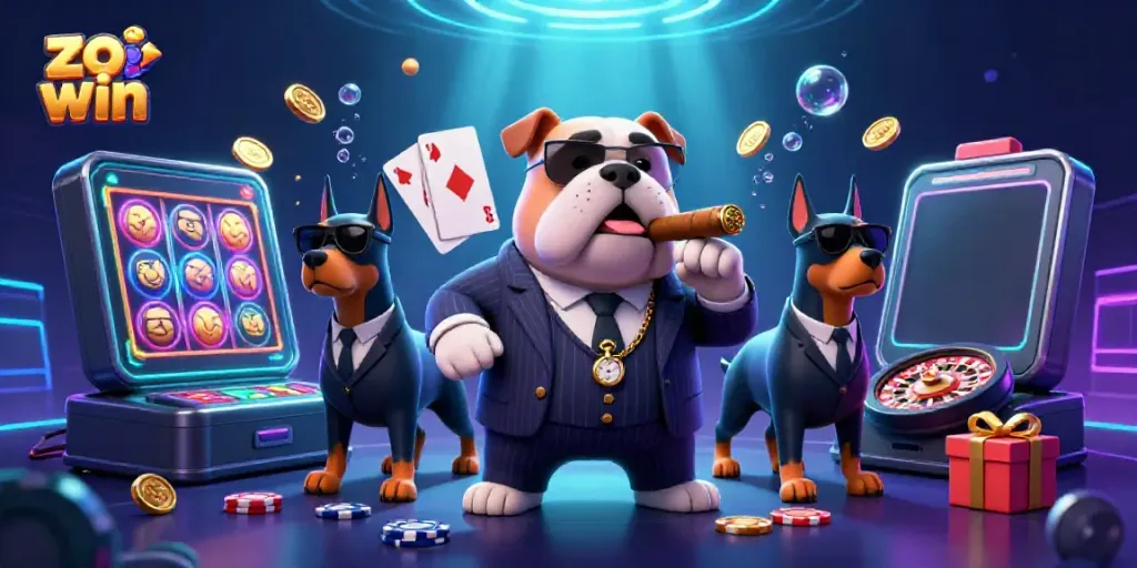 Experience thrilling gameplay with zo win in a dynamic casino atmosphere surrounded by vibrant game elements.