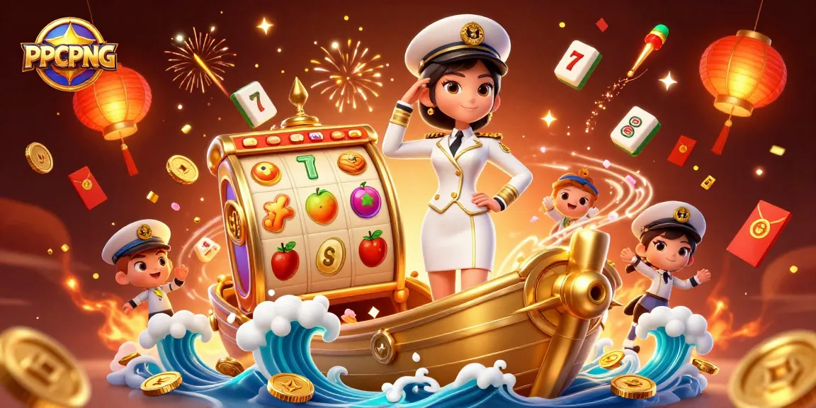 PPCPNG showcases an engaging 3D casino scene with vibrant elements celebrating online gaming.