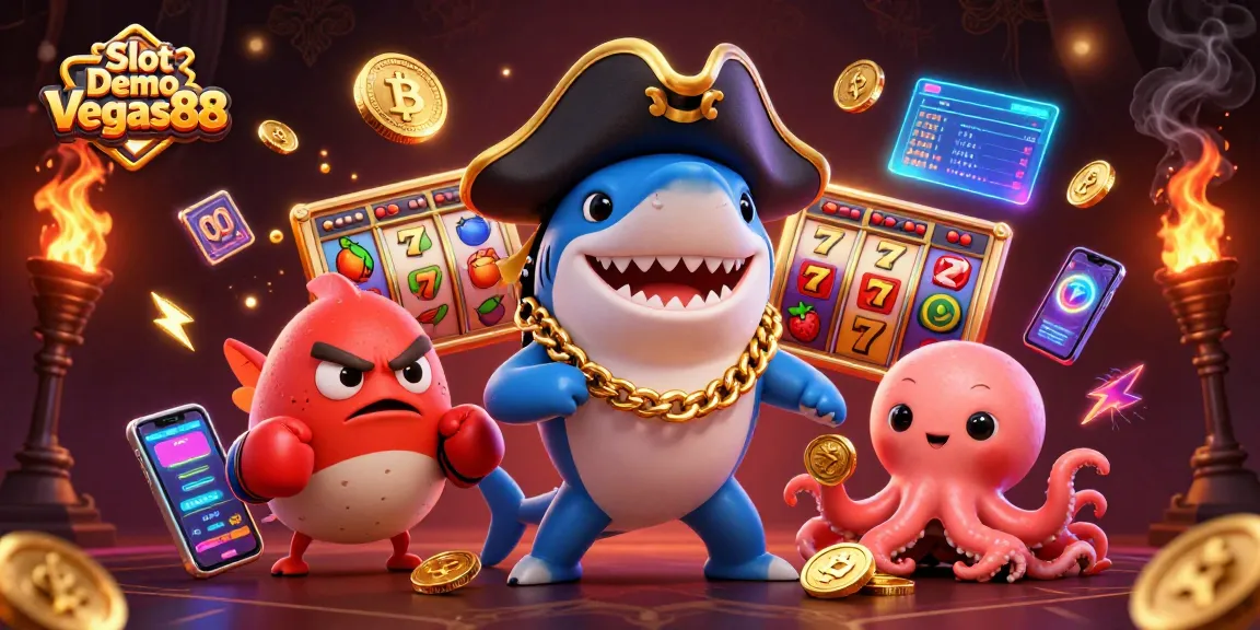 Experience the excitement of Slot Demo Vegas88 with vibrant characters and dynamic game elements.