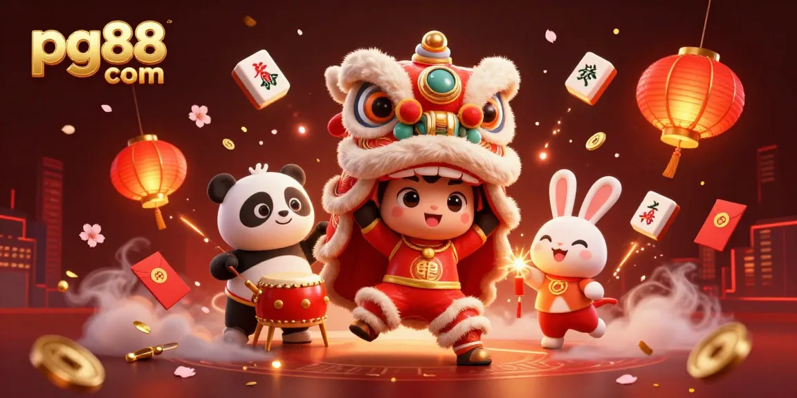 Bet and celebrate at pg88 com with exciting gaming characters and festive decorations.