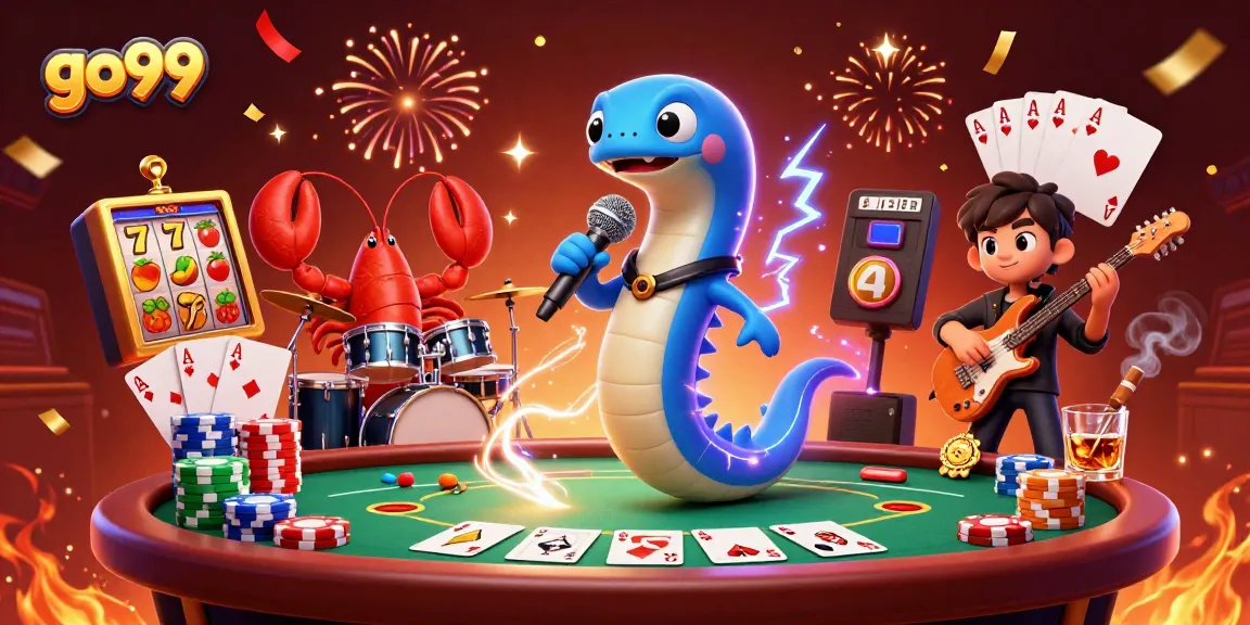 Experience thrilling wins with go99 in a vibrant underwater casino featuring dynamic characters.