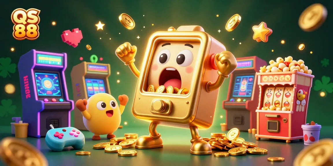Spin the reels and win big at QS 88 with exciting 3D slot games featuring golden slot machines!