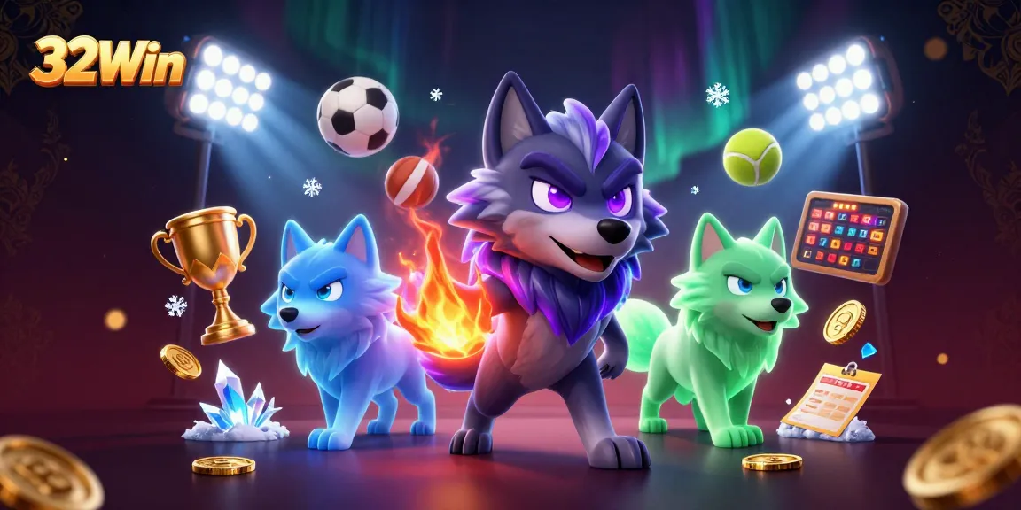 Experience thrilling gameplay with 32Win's dynamic sports betting action featuring vivid 3D animations.