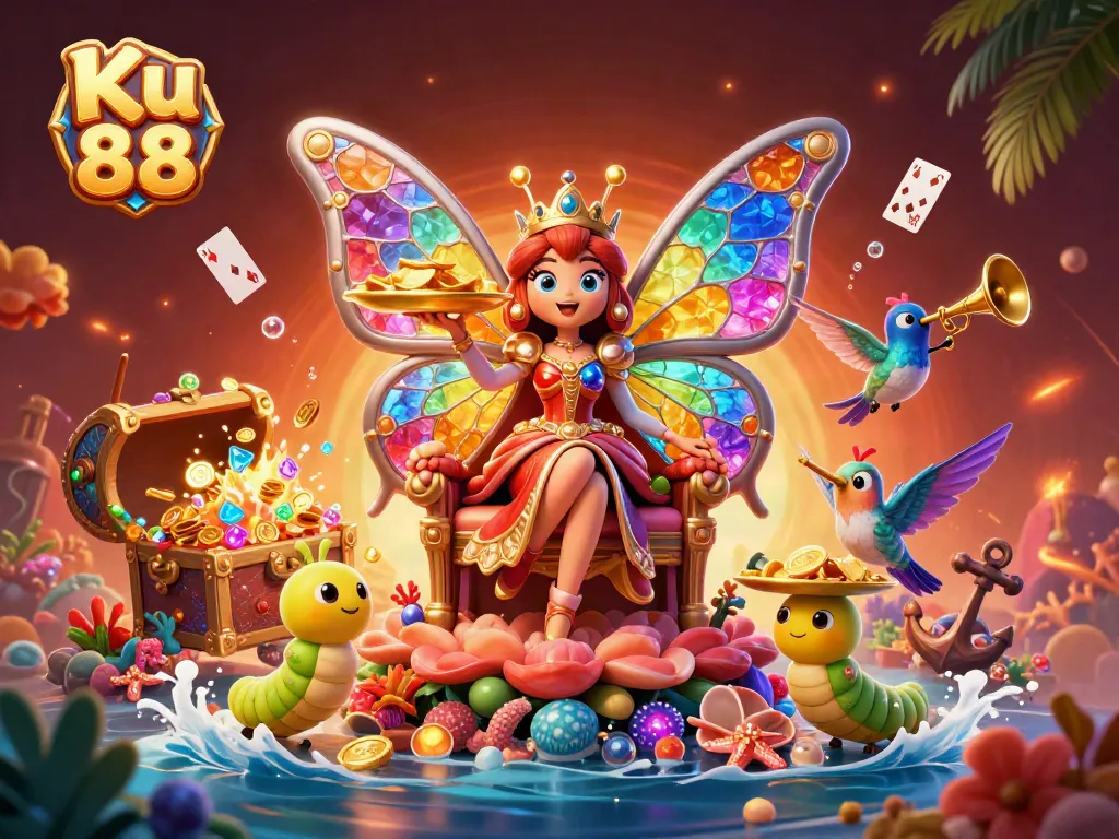 Join the vibrant world of Ku 88, where colorful elements enhance thrilling betting adventures!