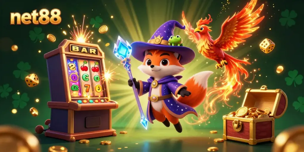 Experience the magic of net88 with lively characters, vibrant casino games, and exciting jackpots.