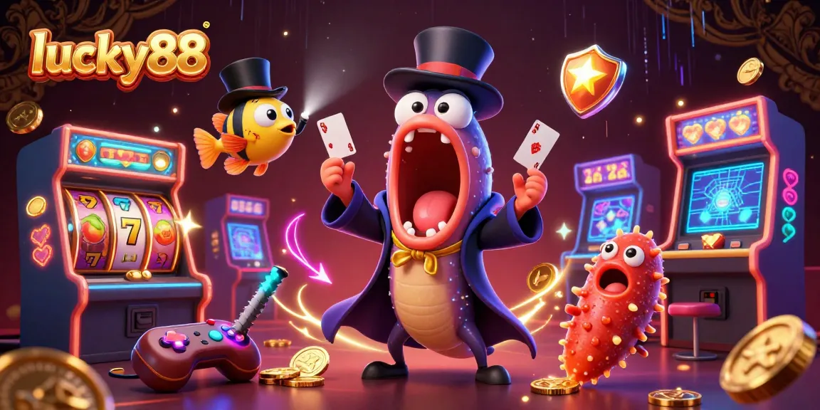 Experience thrilling gameplay with lucky88 at the vibrant casino featuring captivating characters and winning symbols.