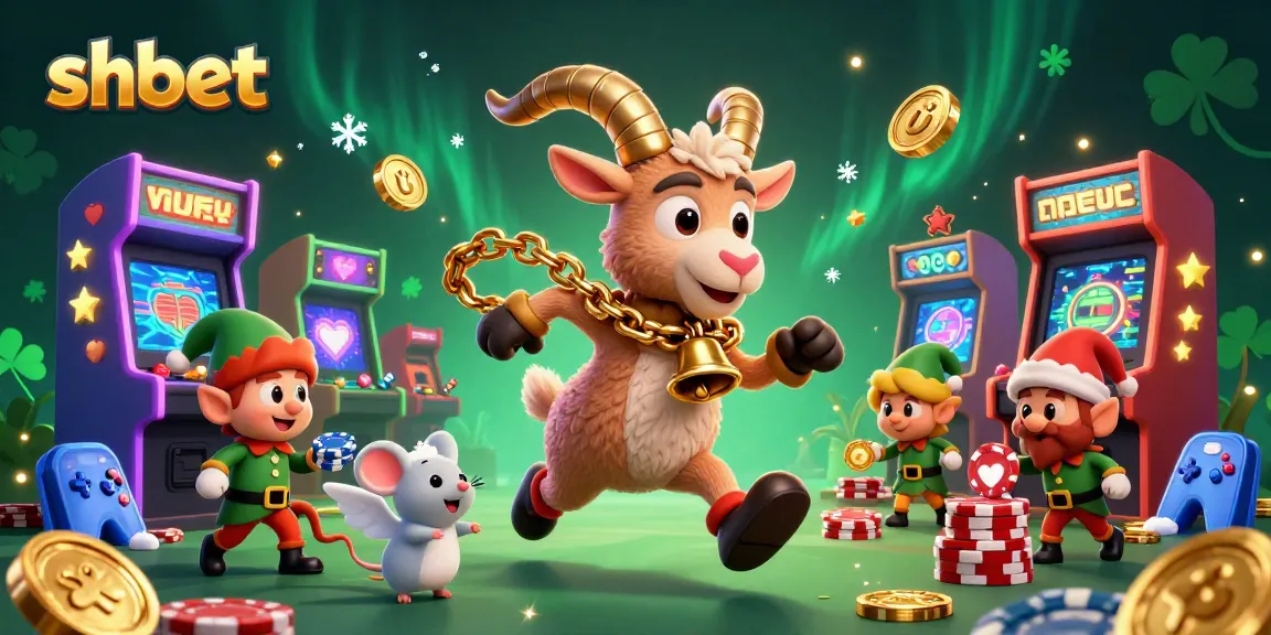 Experience thrilling gaming at shbet with whimsical characters stealing poker chips in a vibrant casino.
