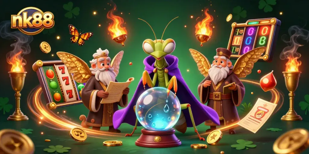 Betting with nk88's vibrant online slot experience featuring energetic casino elements