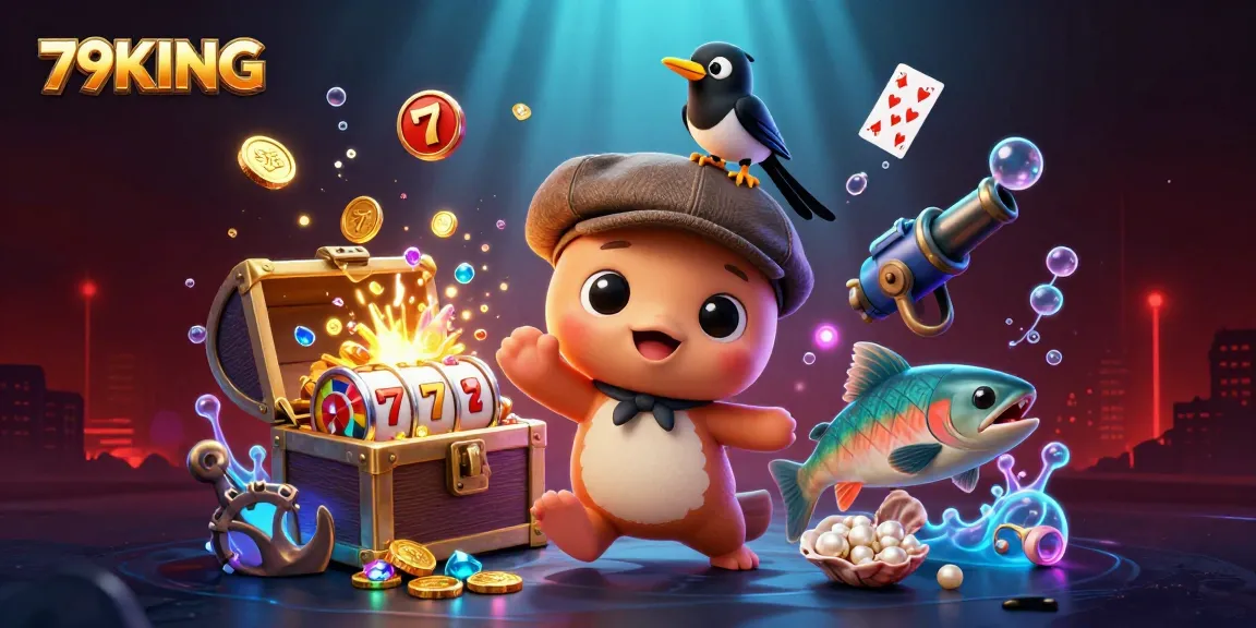 Engage in thrilling gaming adventures with 79KING, featuring vibrant casino elements.