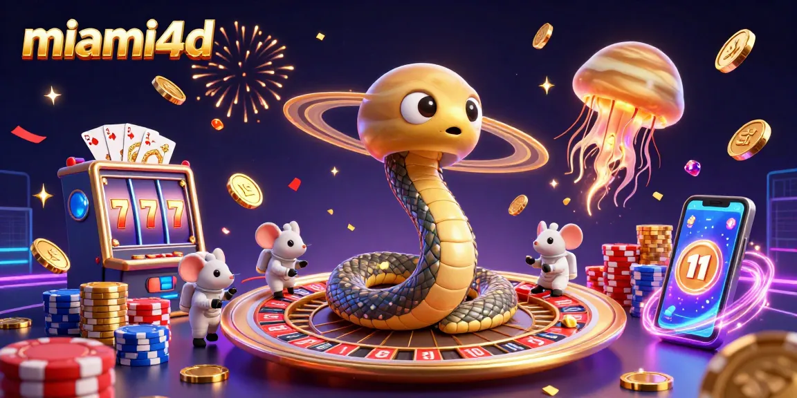 Experience thrilling gameplay with miami4d, where lucky astronaut mice engage in cosmic roulette and slots.