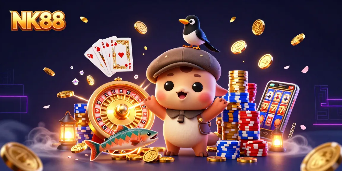 Experience thrilling gameplay at NK88 with vibrant visuals and exciting casino elements.