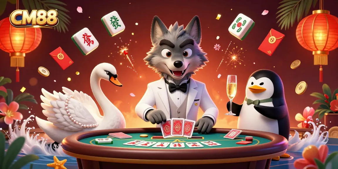 Experience thrilling wins at CM88 with vibrant casino warriors, dynamic games, and festive decor.