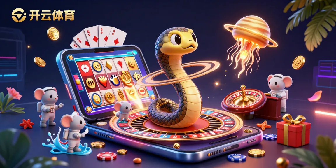 Engage in thrilling games at 开云体育 with a vivid, fantastical 3D casino scene full of interactive elements.