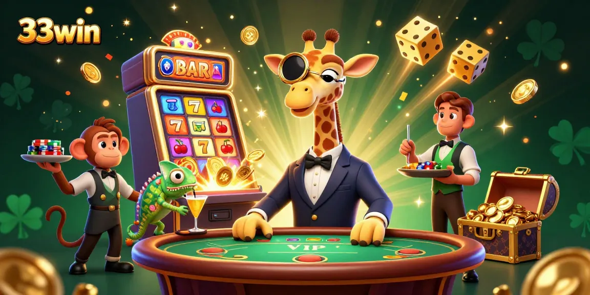 Join the excitement at 33win with its vibrant casino scene featuring high-stakes games and colorful jackpots.